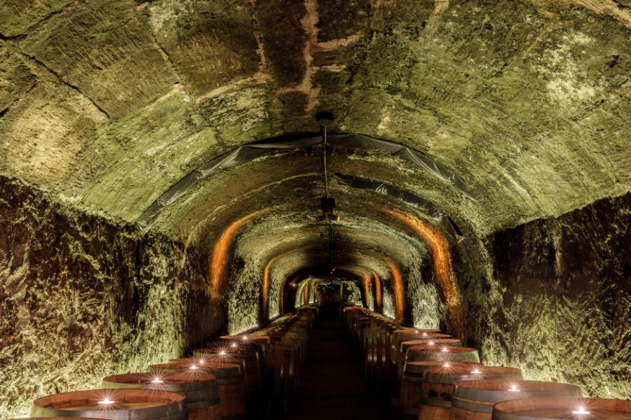 interior de una bodega