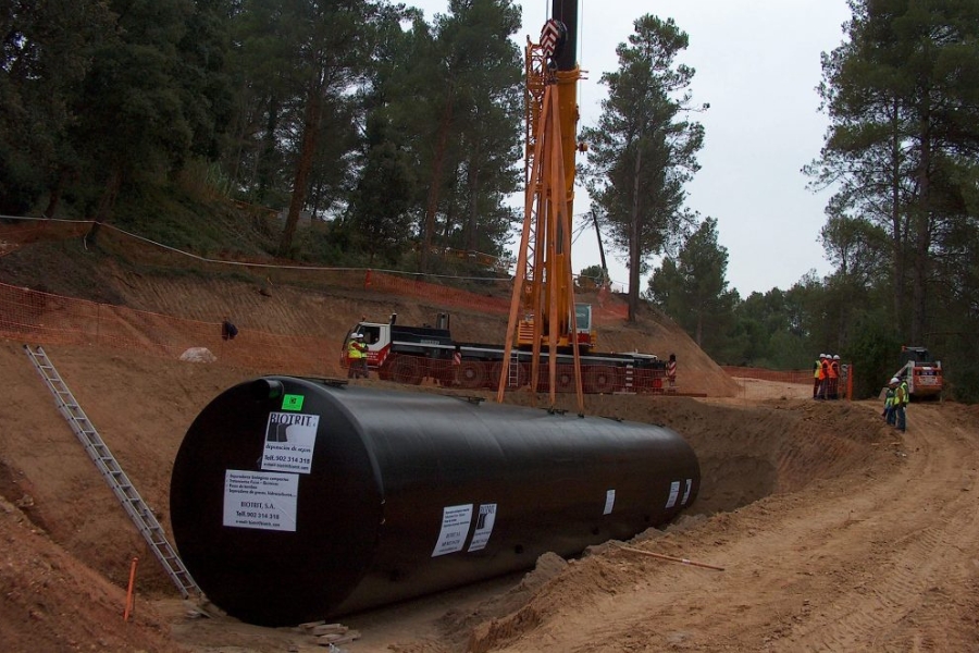 Tanque para depuradora de agua