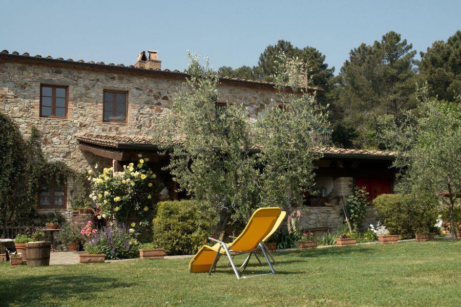 espacio exterior de casa rural